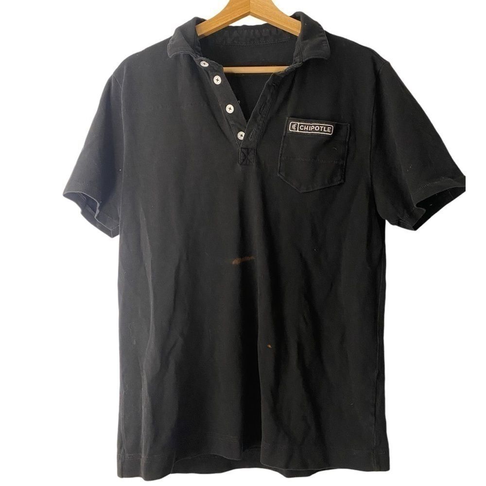CHIPOTLE COLLARED MENS MANAGER SHIRT SIZE MEDIUM